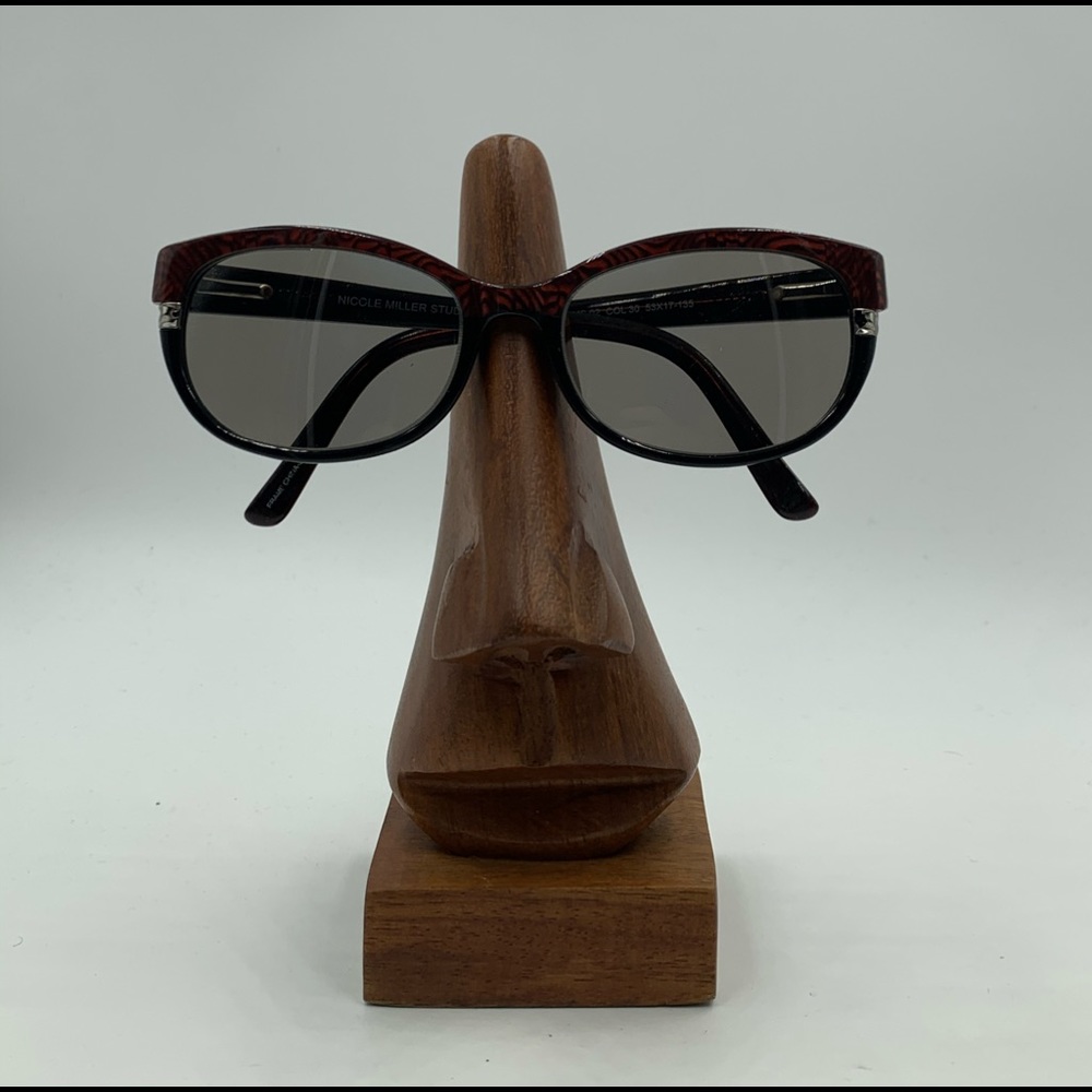 Nicole Miller NMS02 Black / Red Cat Eye Sunglasses